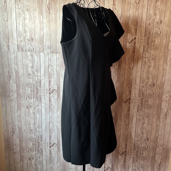 Rickie Freeman For Teri Jon Black Sleeveless Dress - Picture 3 of 7